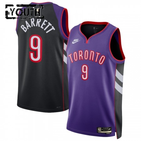 Dres Toronto Raptors RJ Barrett Nike 2024-25 Classic Edition Ljubičasta Swingman - Dječji